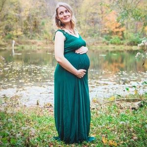 Evergreen Evening Gown